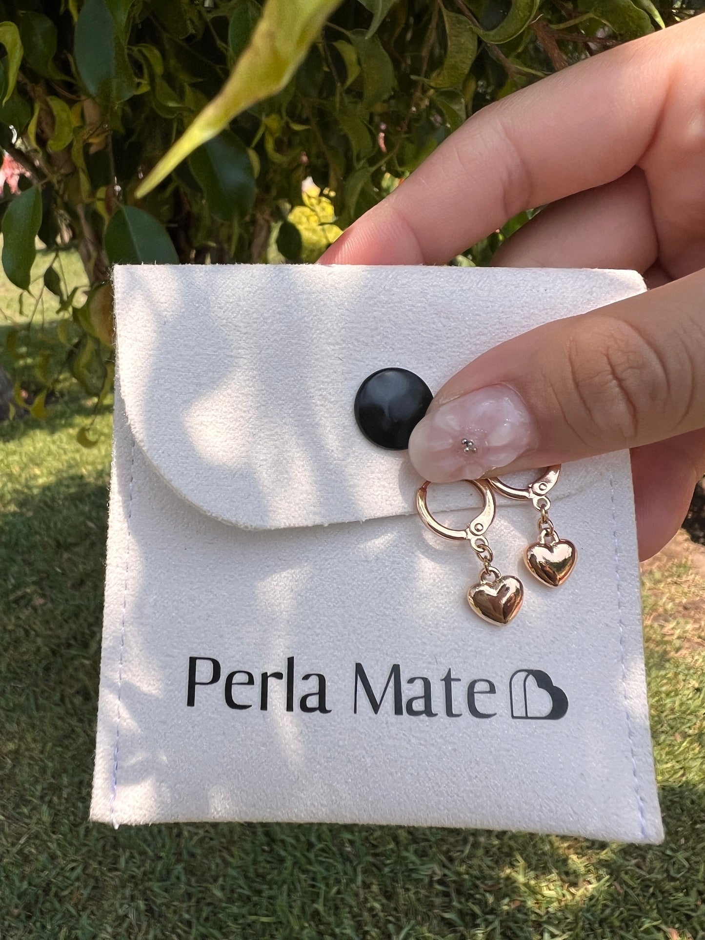 Aretes Corazón 18k