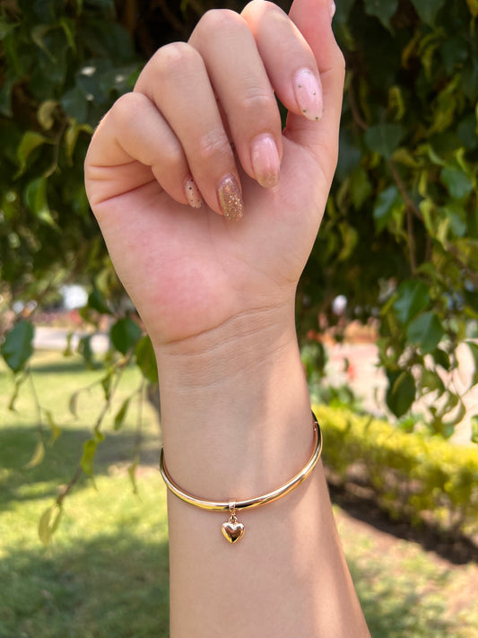 Pulsera Corazón 18k